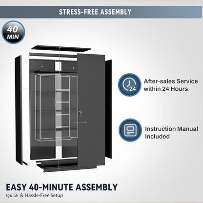 Metal Garage Storage Cabinet - Image 9