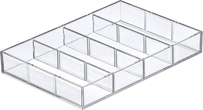 Amazing Abby - Soleil - Acrylic 4-Compartment Sunglass Organizer, Plastic - Image 5
