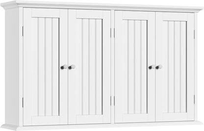 ChooChoo Laundry Cabinet with 4 Doors and Adjustable Shelves | 9.06"D x 40.9"W by ChooChoo