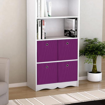 Foldable Storage Cubes Bins, 11 Inch Cloth Storage Cube Fabric Storage Box - Image 5