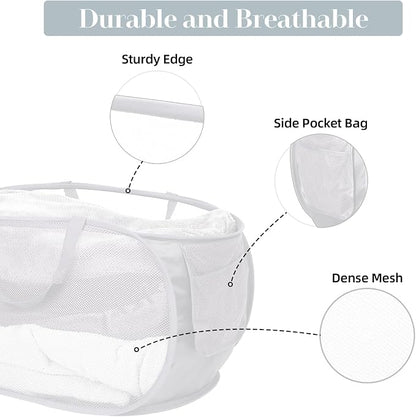 4 Pack Collapsible Laundry Baskets, Foldable Laundry Basket - Image 4