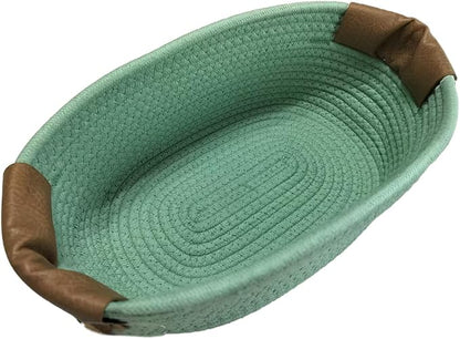 Medium Cotton Woven Basket by SOORXIEIN