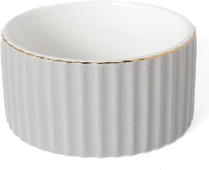 Paper Clip Holder for Desk Ceramic Paperclip Holders, Office Desktop Paperclips by CROWNOS