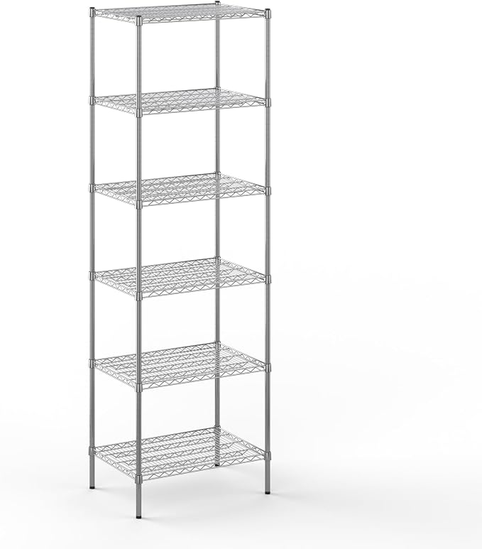 21" Deep x 30" Wide x 96" Height Wire Shelving Kit | 6-Tier | NSF Commercial by Regal+Altair