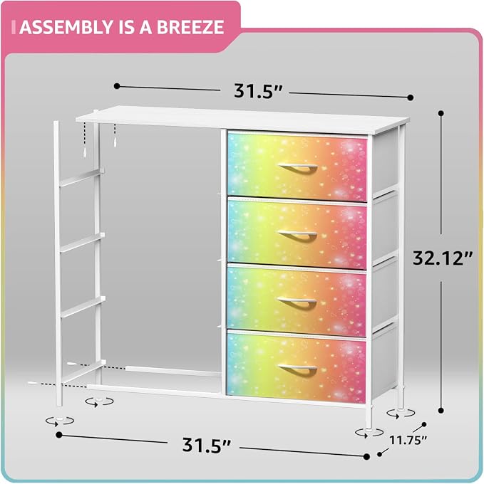 Sorbus Kids Dresser with 8 Drawers - Image 3