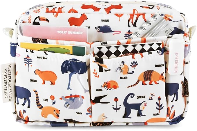 E-WEICHEN Multiple Pockets Portfolio Organizer by E-WEICHEN