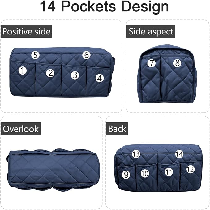 Sofa Armrest Organizer, Couch Remote Control Holder - Image 3
