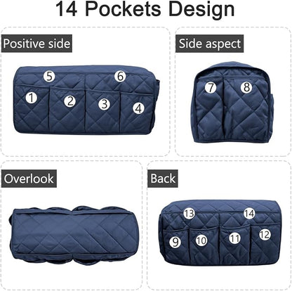 Sofa Armrest Organizer, Couch Remote Control Holder - Image 3