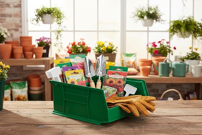 HE HUDSON EXCHANGE 11" x 11" x 5" Plastic Stackable Storage Bin - Image 3