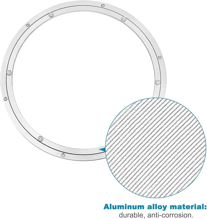 MECCANIXITY Aluminum Lazy Susan 24 Inch Turntable Ring Large Bearing Metal - Image 5