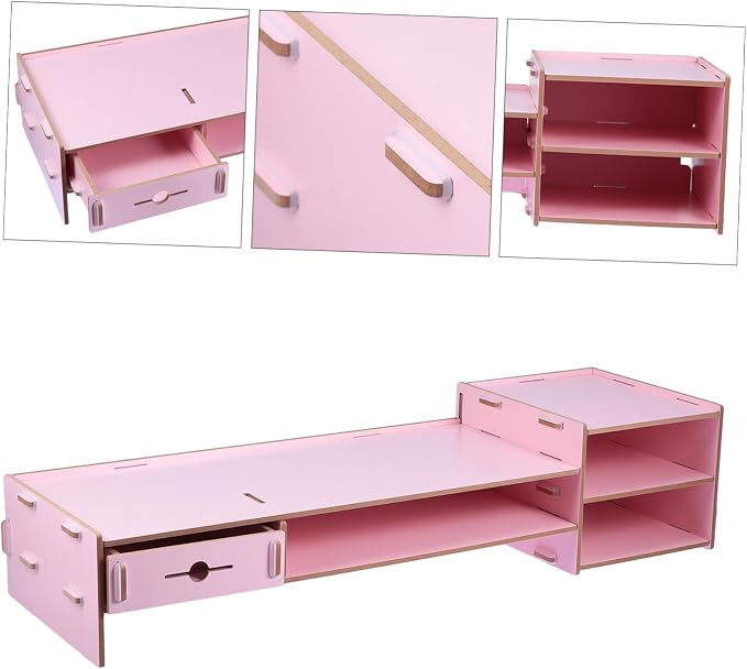 Angoily Creative Pink Monitor Riser Stand - Image 5