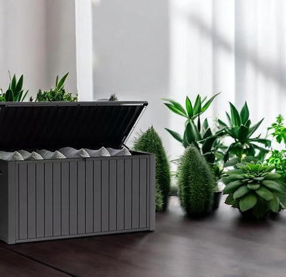 Outdoor Storage Box with Lockable Lid - Image 5