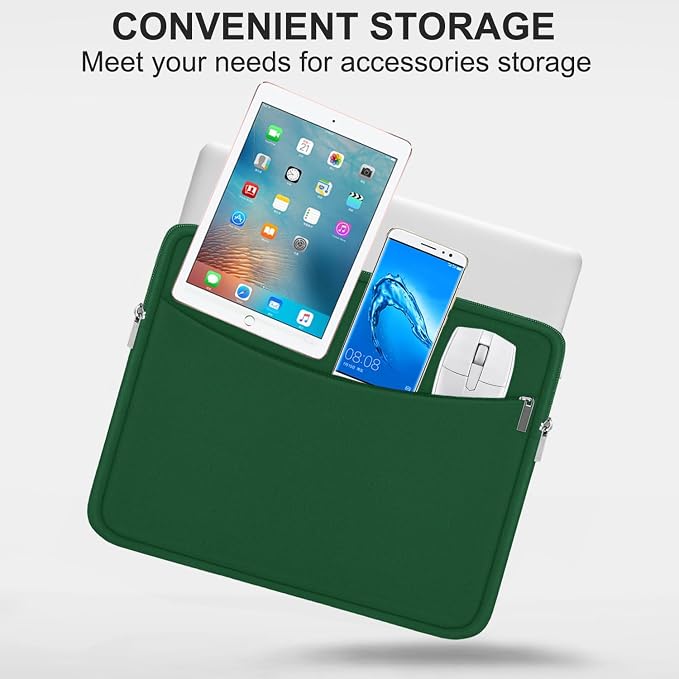 Laptop Sleeve Bag 14 inch, Shockproof Protective Laptop Cover Briefcase - Image 2