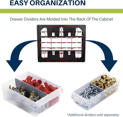 Akro-Mils 44-Drawer Plastic Drawer Storage Cabinet - Image 5