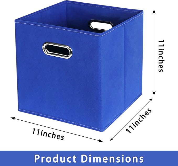 Fabric storage bins Cubes, Fabric Cube Organizer - Image 2