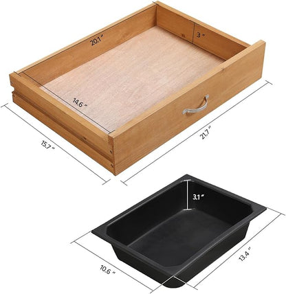 Topeakmart 45.2x17.7x47.6'' Potting Benches Outdoor Garden Potting Table Work - Image 6