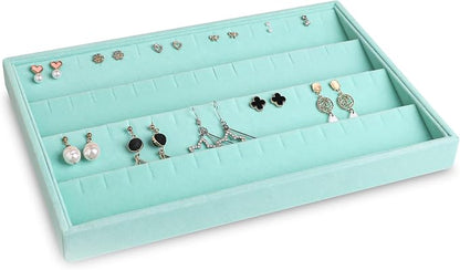 Frebeauty Stackable Velvet Jewelry Organizer Trays - Image 6