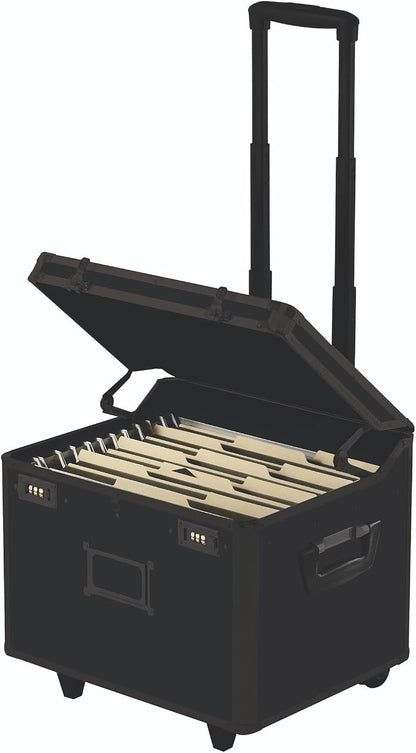 Vaultz Locking Mobile File Chest, Letter/Legal Files, 17.5" X 15.5" X 14.5" by Vaultz