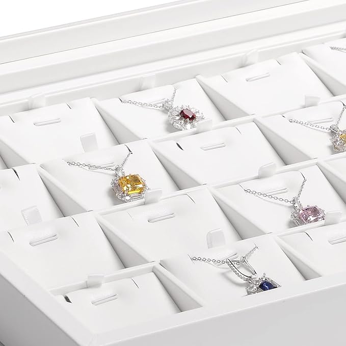 Oirlv White Jewelry Organizer Box - Image 5