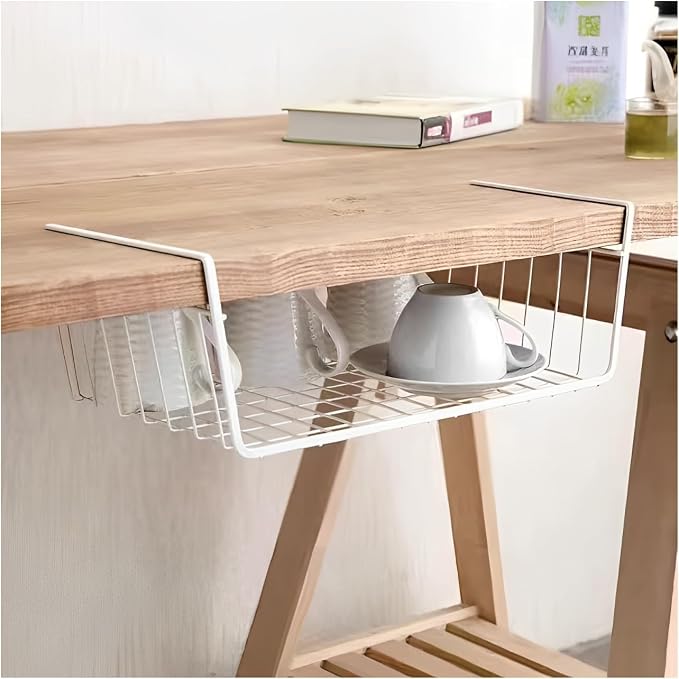 Under Shelf Storage Basket, Pantry Organizers and Laundry Room Organization - Image 3
