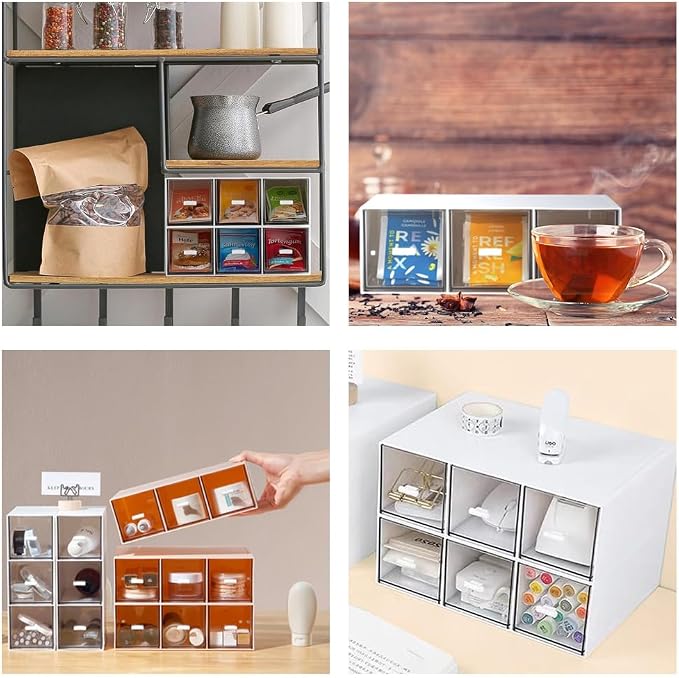 Plastic Clear Tea Box, Tea Bag Organizer - Image 7