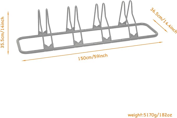 CyclingDeal Bicycle Floor Parking Rack Stand - Image 3