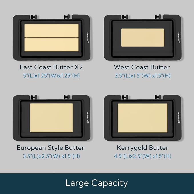 KITCHENDAO Airtight Flip-Top Butter Dish - Image 3