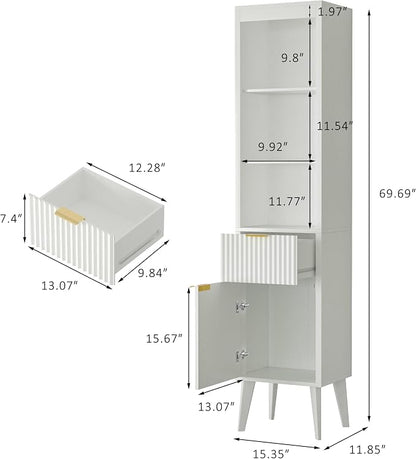 70-Inch Height Storage Cabinet - Image 3