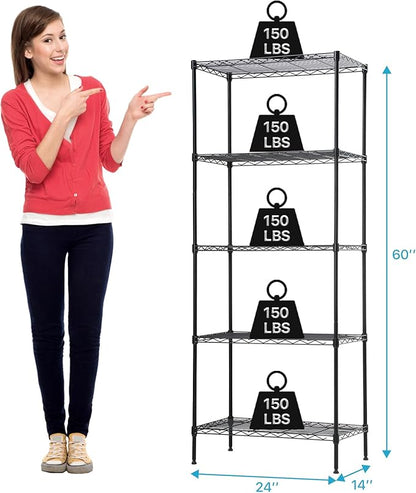Storage Shelves Heavy Duty Metal Shelving Unit - Image 3