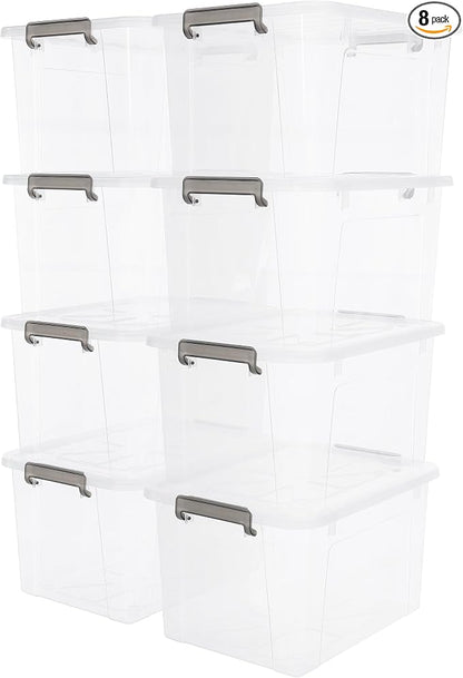 Citylife 44.4 QT Plastic Storage Bins by Anywish