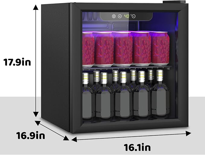 Compact 60 Can/1.3 Cu.Ft Mini Fridge - Image 7