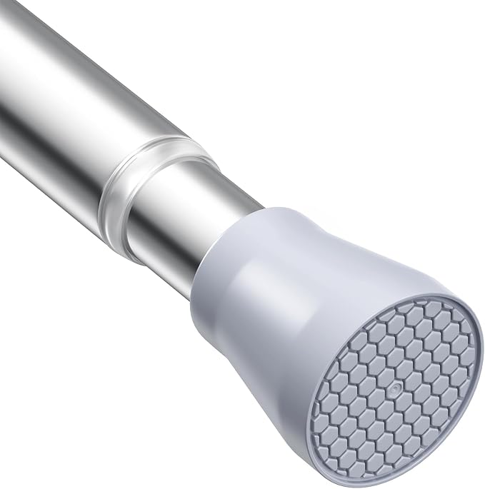 AIZESI Tension Curtain Rod Spring Tension Rods by AIZESITENSIONROD