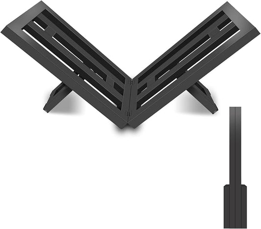 Firewood Rack Indoor Outdoor, Portable Wood Log Rack, Heavy Duty Firewood Stand by OugeWood