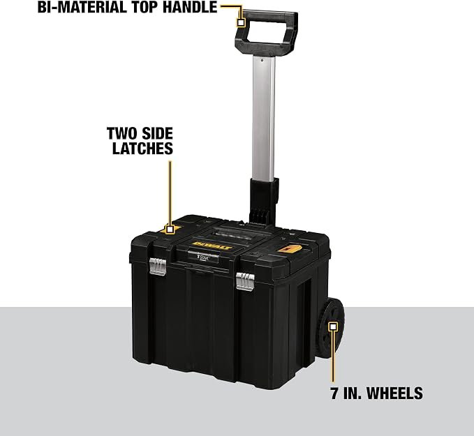 DEWALT Tool Box with Wheels Modular, Large Rolling Tool Box With Telescopic - Image 5