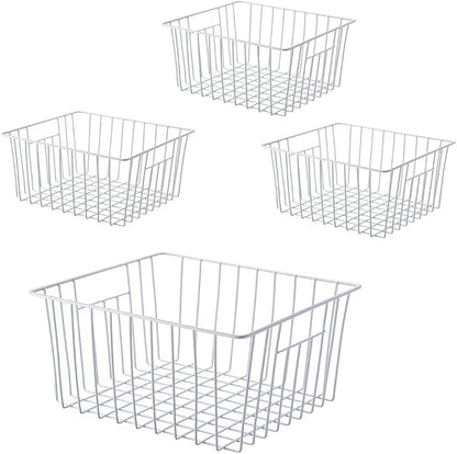 Upright Freezer Organizer Bins， Freezer Baskets by Unknown