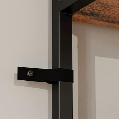 IRONCK Corner Bookshelf 5 Tiers, Industrial Corner Bookcase - Image 7