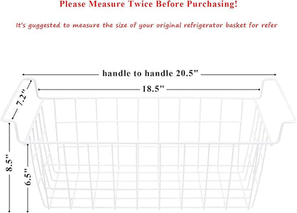 Chest Freezer Baskets 20.5 Inch, Chest Freezer Organizer Bins Metal Wire - Image 2
