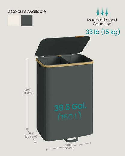 SONGMICS Laundry Hamper, Laundry Sorter - Image 5