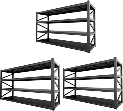 4-Tier 71 "W × 24 "D × 71" H Garage Shelving 8000LBS Storage Shelves Heavy Duty by LIJIUHOME