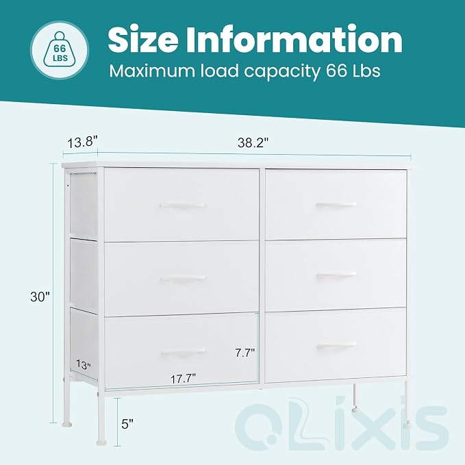 OLIXIS 6 Drawers Storage Organizers Units, Closet Organizers and Storage - Image 3