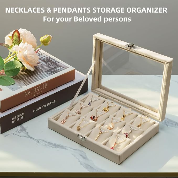 Jewelry Box Necklace Organizer Tray - Image 5