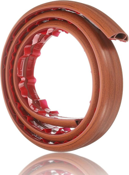 HARFINGTON 4ft Cord Cover Floor W0.6 x H0.33 Inner Channel PVC Hide Extension - Image 3