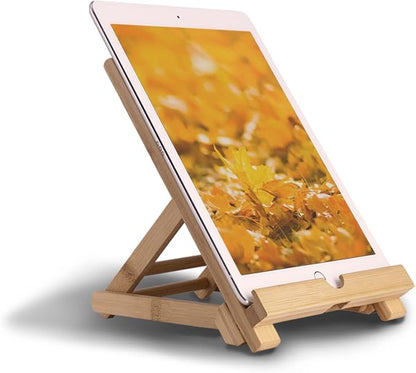 Bamboo Tablet Stand Holder by Healfyya