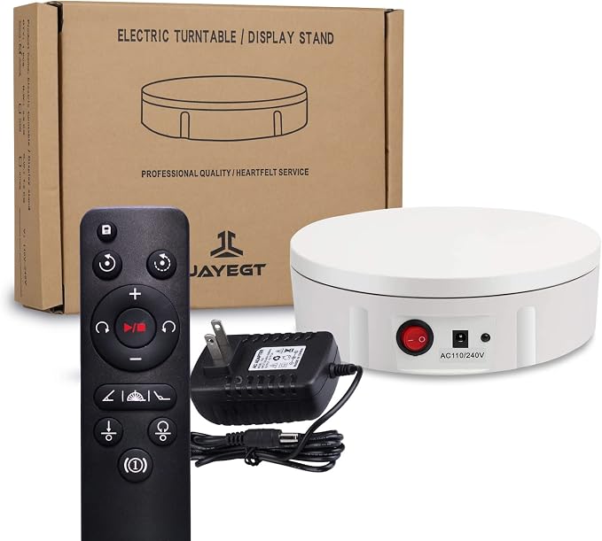 JAYEGT Motorized Rotating Display Stand, 350Lbs Load，360 Degree Electric - Image 7