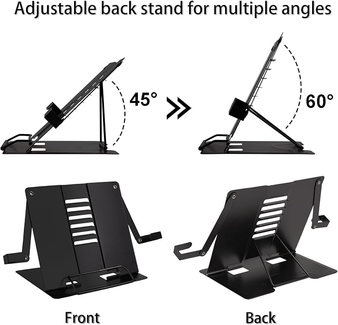Metal Desk Book Stand for Reading - Image 5