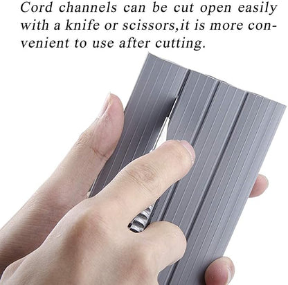 20Ft Cord Cover Heavy Duty Cable Protector 3 Channels Contains Cords Cables and - Image 4