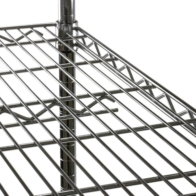 Shelving Inc. 14"d x 30" w x 64" h Chrome Wire Shelving - Image 5