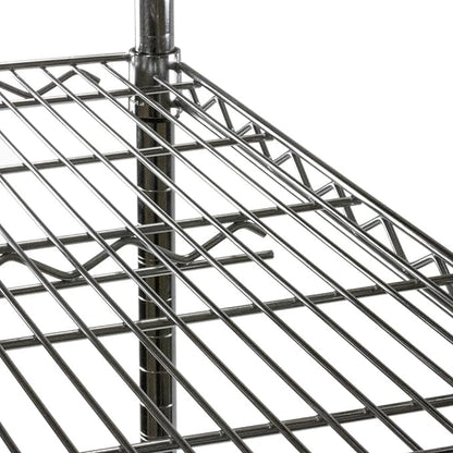 Shelving Inc. 8" d x 30" w x 54" h Chrome Wire Shelving - Image 5