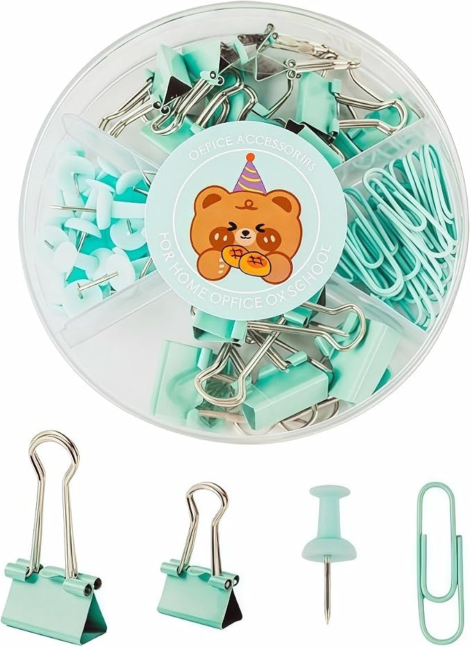 45 Pcs Metal Binder Clips Set by Btolin