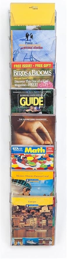 Displays2go Hanging Literature Rack - Image 3